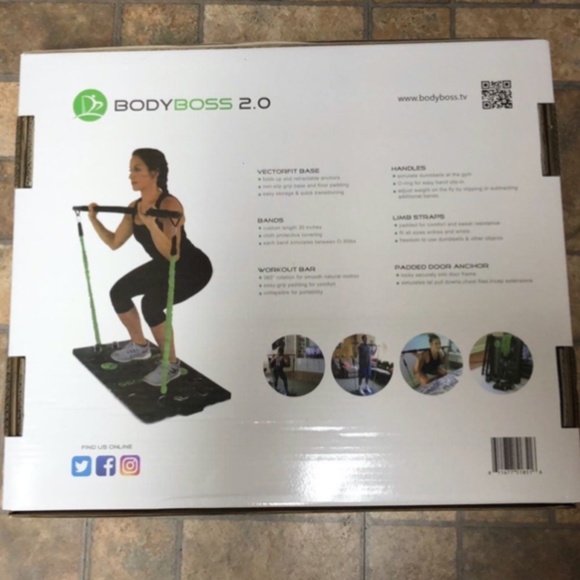 BodyBoss Full Portable Home Gym Workout Xmas Gift - Picture 3 of 3